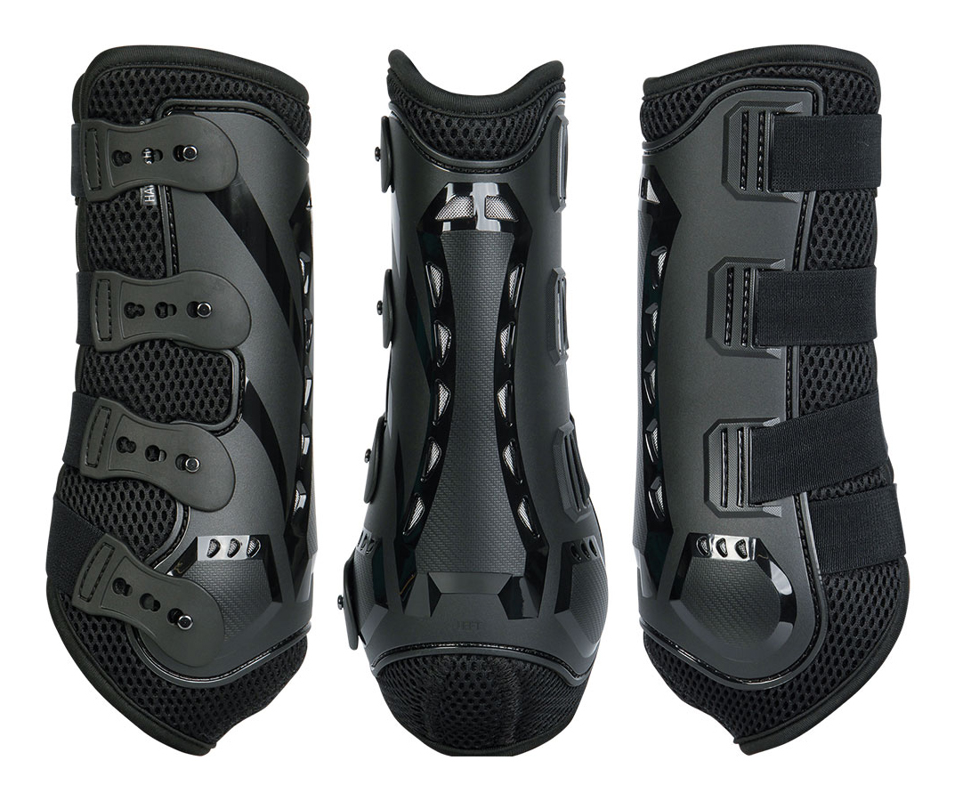 Ногавки выездковые Protection Air Mesh Pro Harry's Horse черные Full