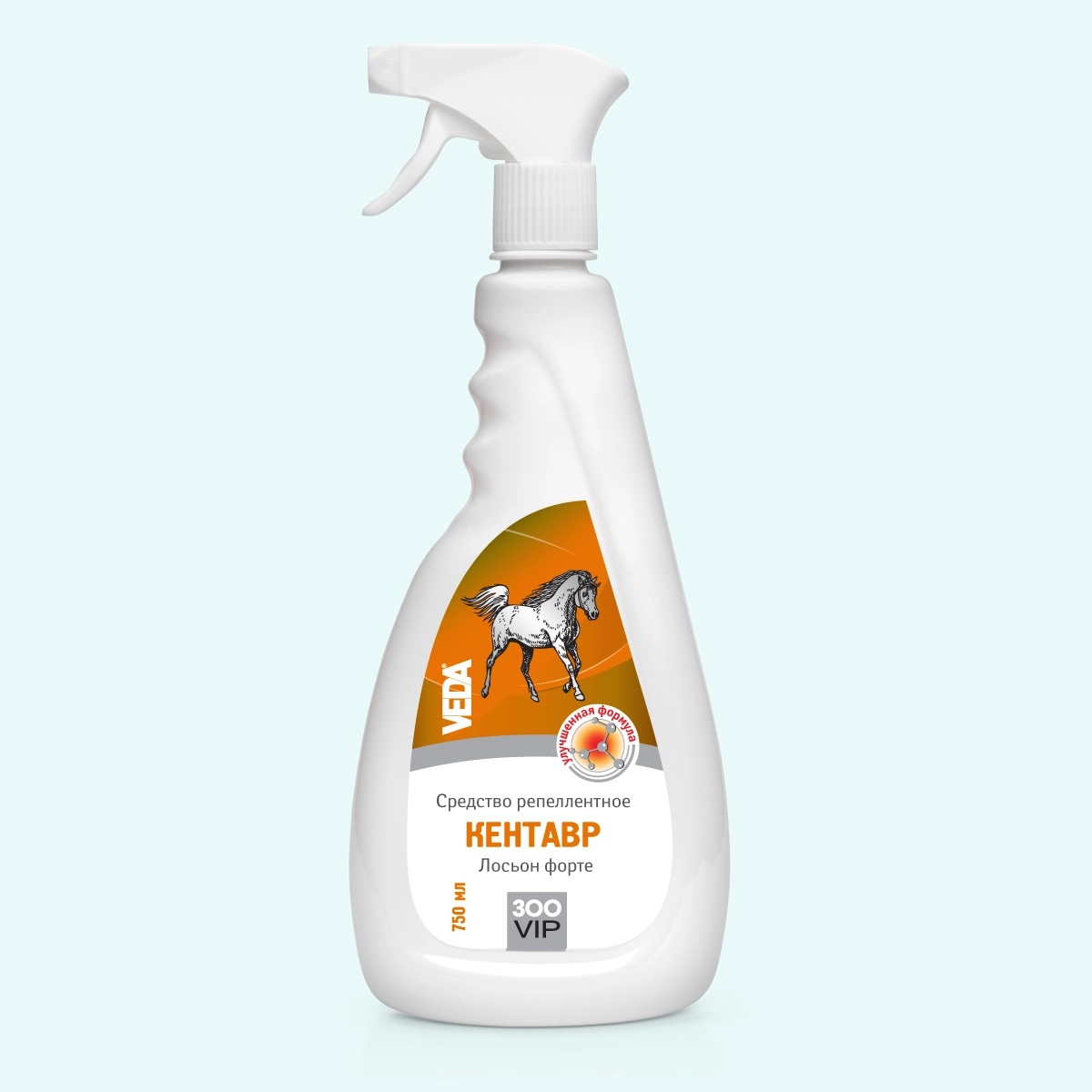 Спрей репеллент для лошадей Кентавр лосьон форте VEDA 750 мл.