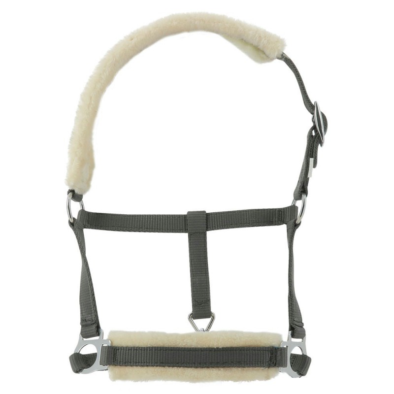 Недоуздок для жеребят с мехом