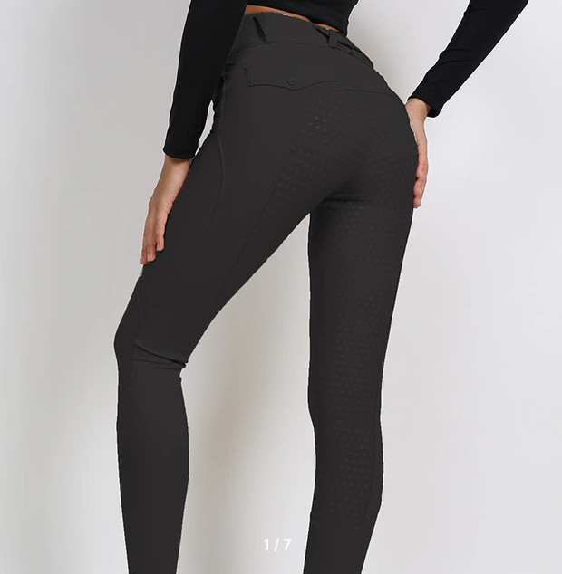 Бриджи-легинсы с полной силиконовой леей