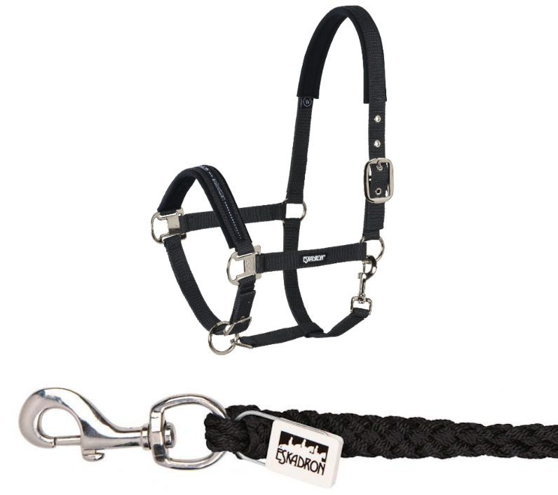 Недоуздок + чумбур "ESKADRON"