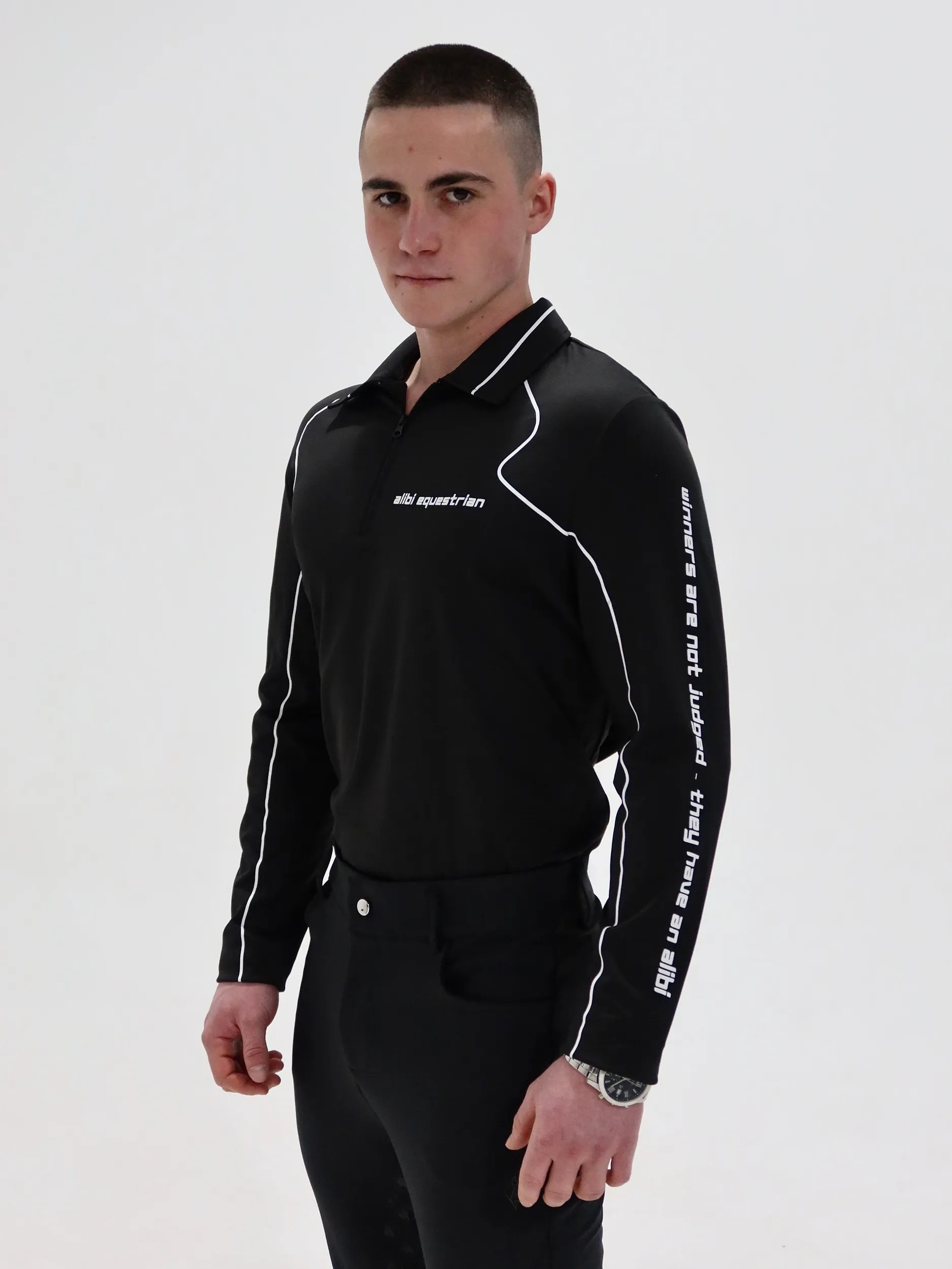 Лонгслив мужской для верховой езды equestrian Rufus ALIBI
