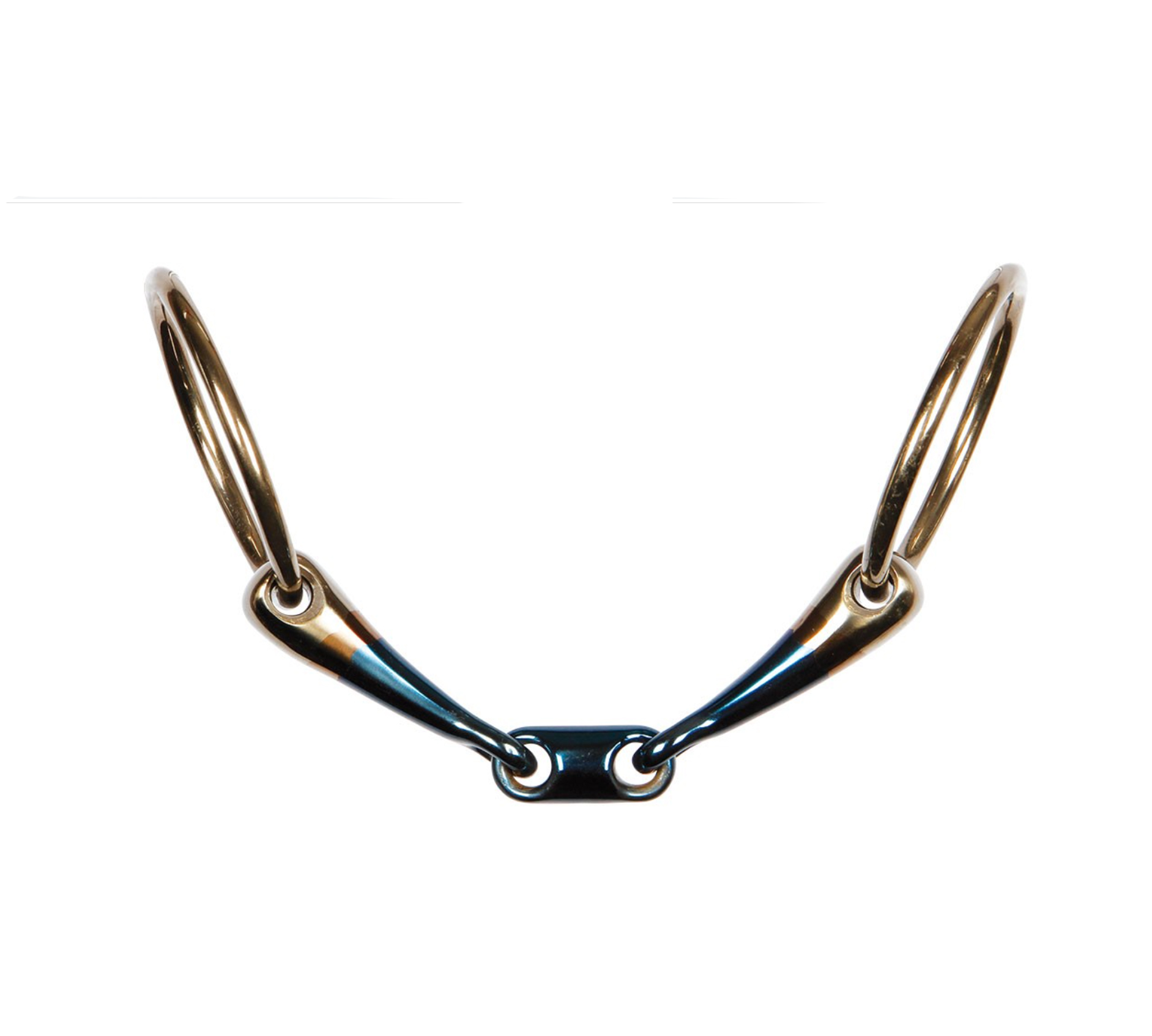 Трензель "восьмерка" с синим грызлом