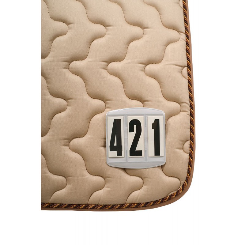 Номерки д/соревнований на вальтрап, 3 окошка, липучка