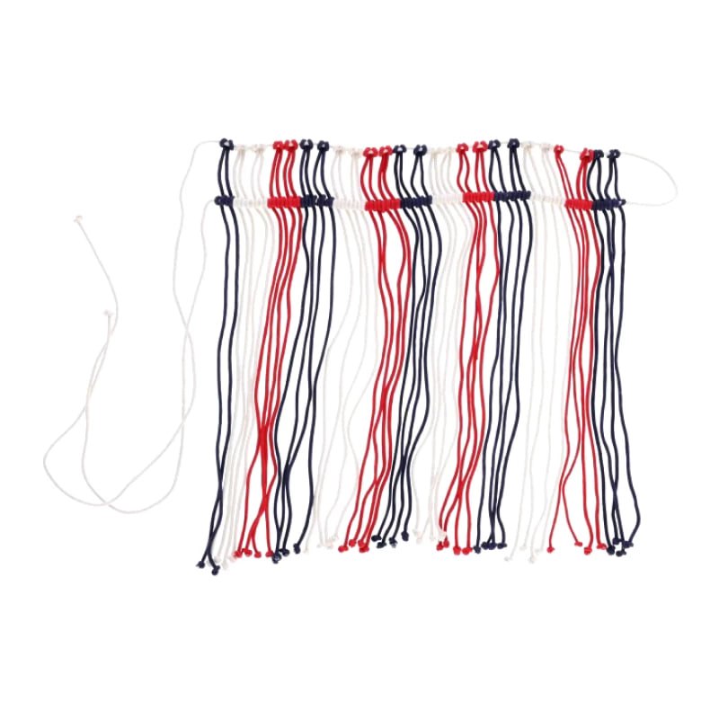 Налобник от мух цветной Covalliero (Красный/Синий/белый)