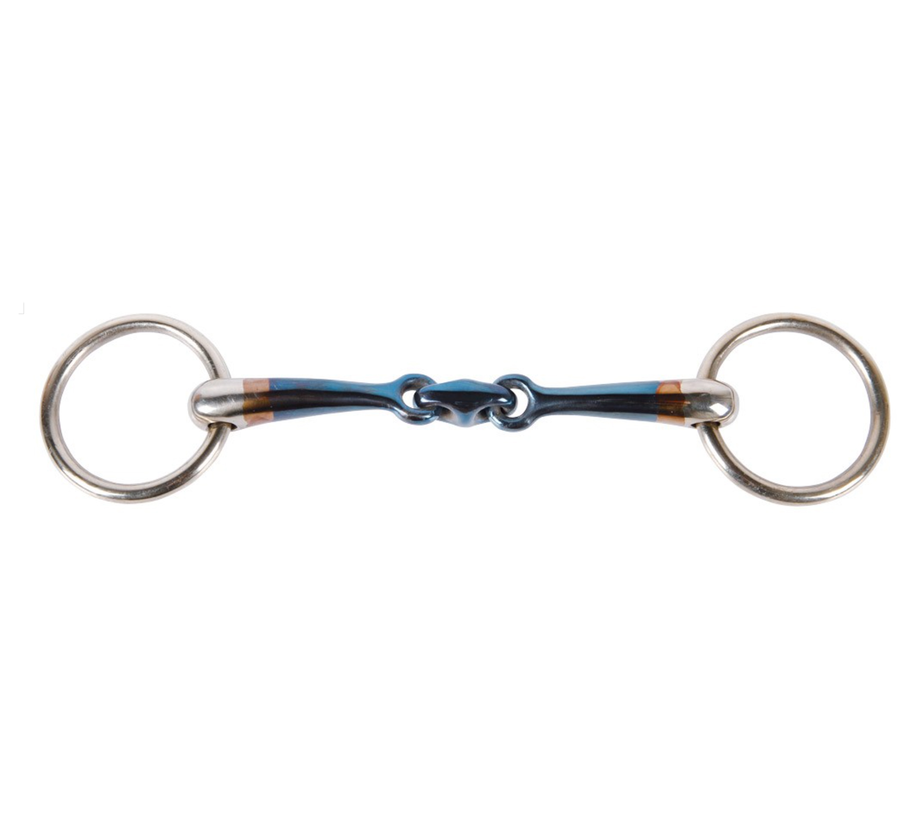 Трензель "восьмерка" с синим грызлом