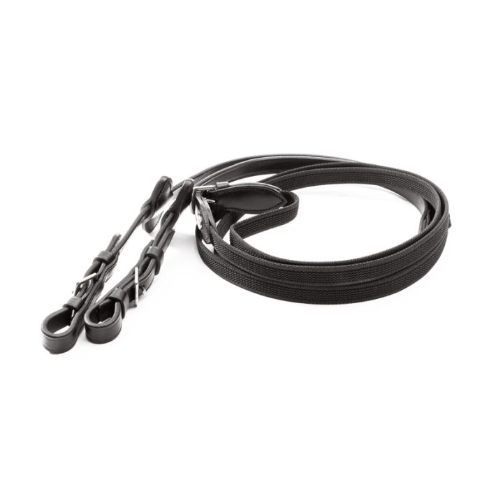 Повод прорезиненный без делений (черный)