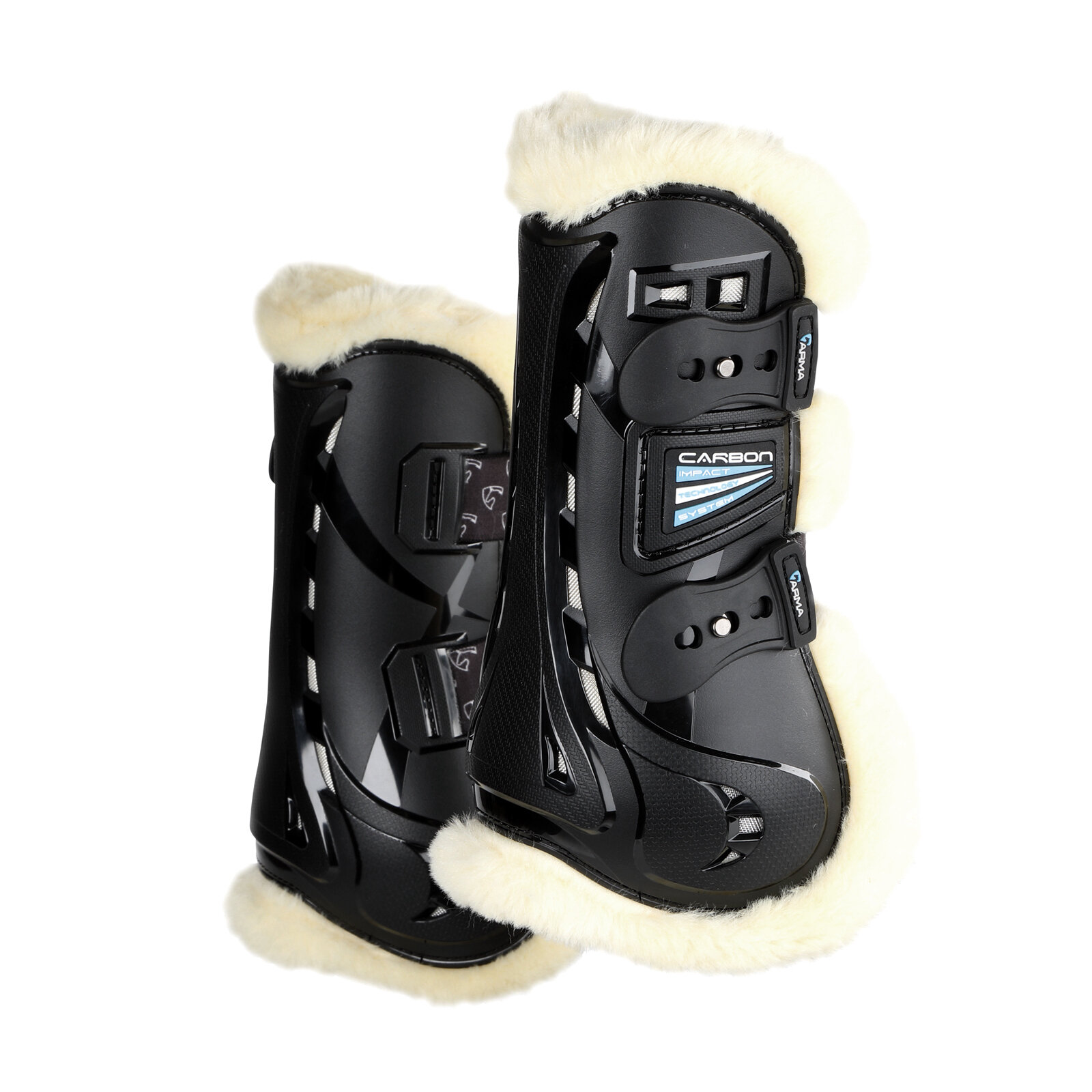 Ногавки на крючках с мехом ARMA Carbon Supa Fleece SHIRES, Стан 4 шт, FULL