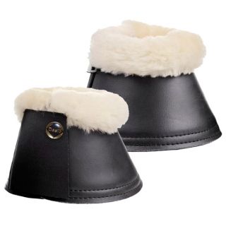 Кобуры (колокольчики) неопреновые с натуральным мехом черные