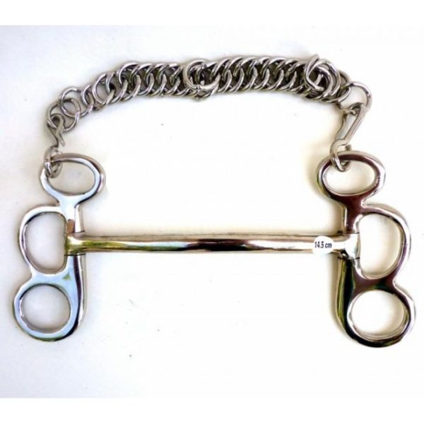 Пелям для драйвинга, изогнутый, сплошной (12,5 см)