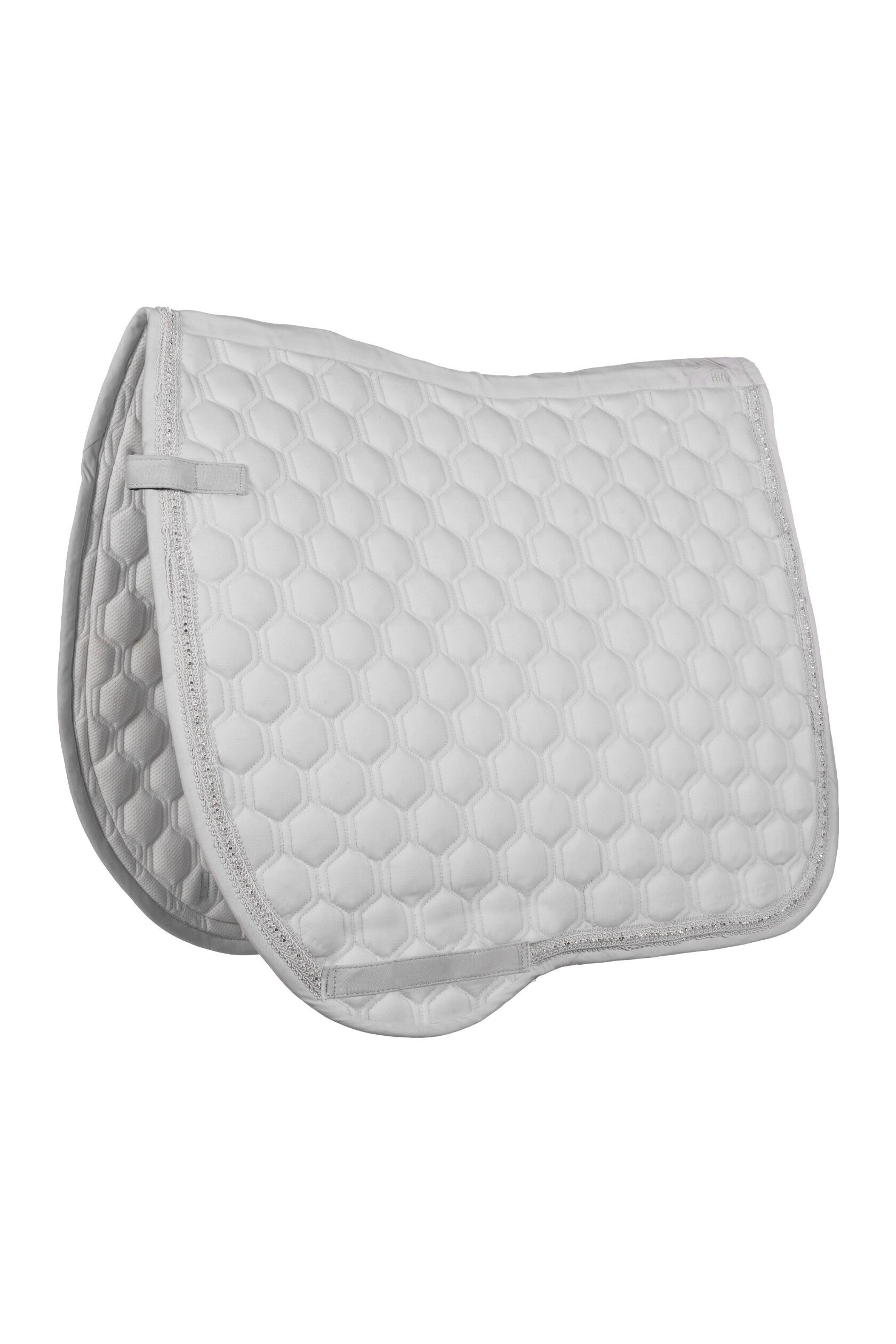 Вальтрап Elisa выездковый белый стразами по канту HKM