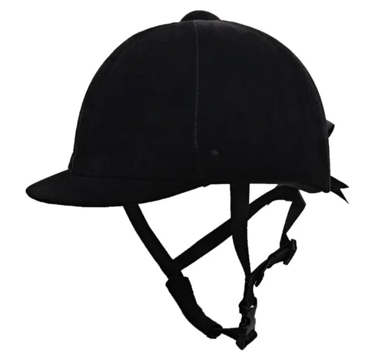 Шлем бархатный черный