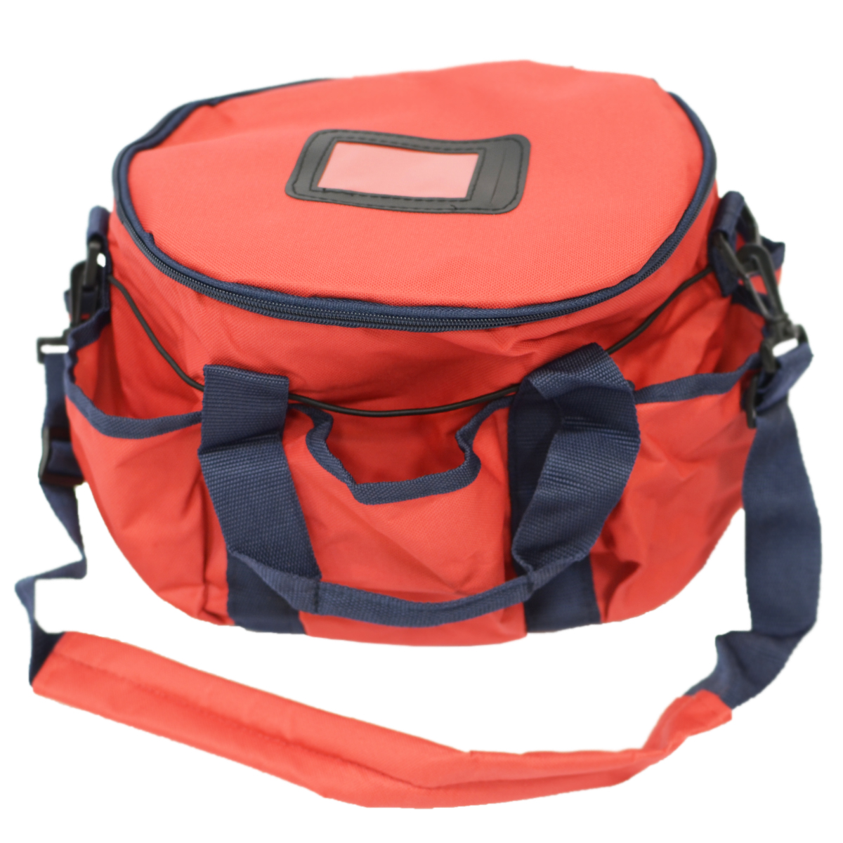 Набор щеток в мягкой сумке Equiman красная