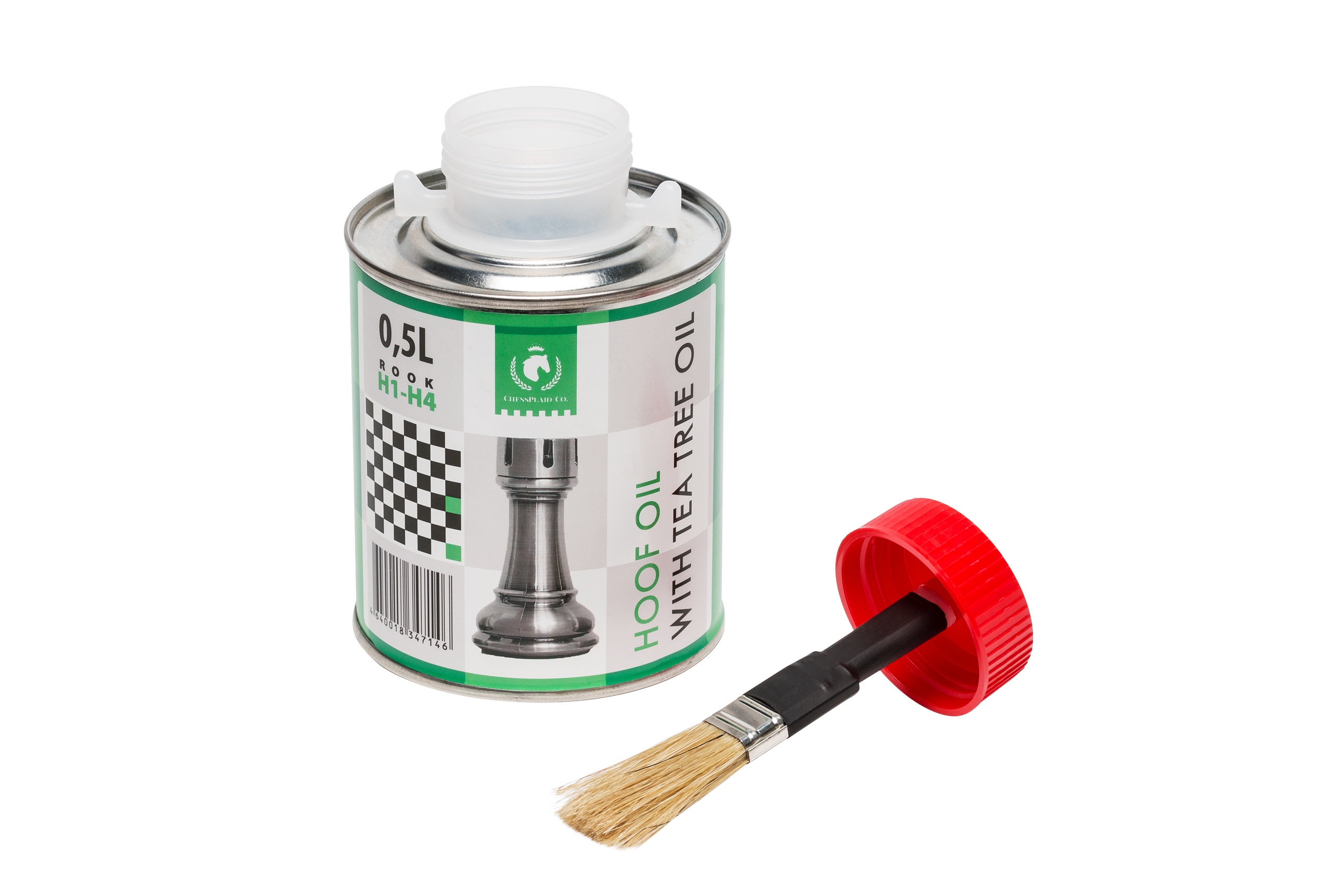 Масло для копыт ChessPlaid с натуральным эфирным маслом чайного дерева, 1000 мл.