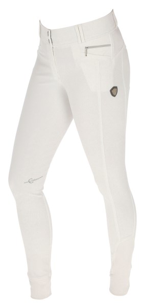 Бриджи "Detroit" женские с полной леей (Белые)