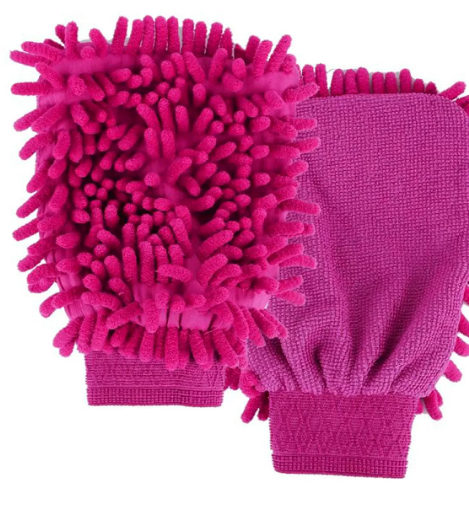 Перчатка маленькая из микрофибры (Розовый)