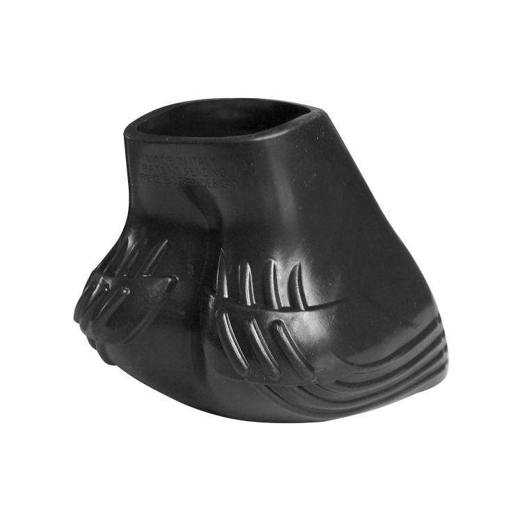 Кобуры (колокольчики) для лошадей, эластичные ACAVALLO цвет черный, 2 шт.