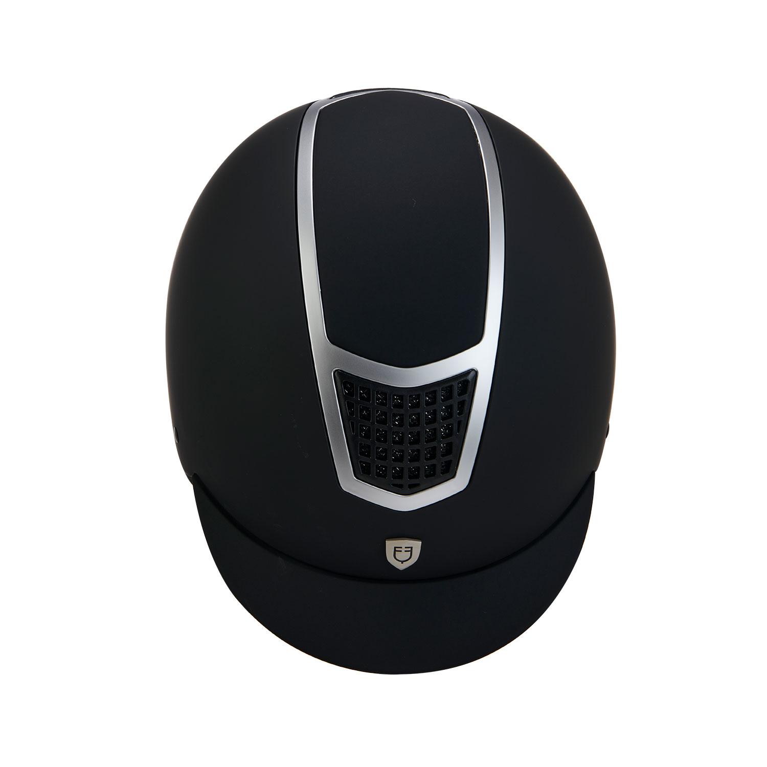 Шлем EQUESTRO ECLIPSE SILVER (М 56-58) Черный