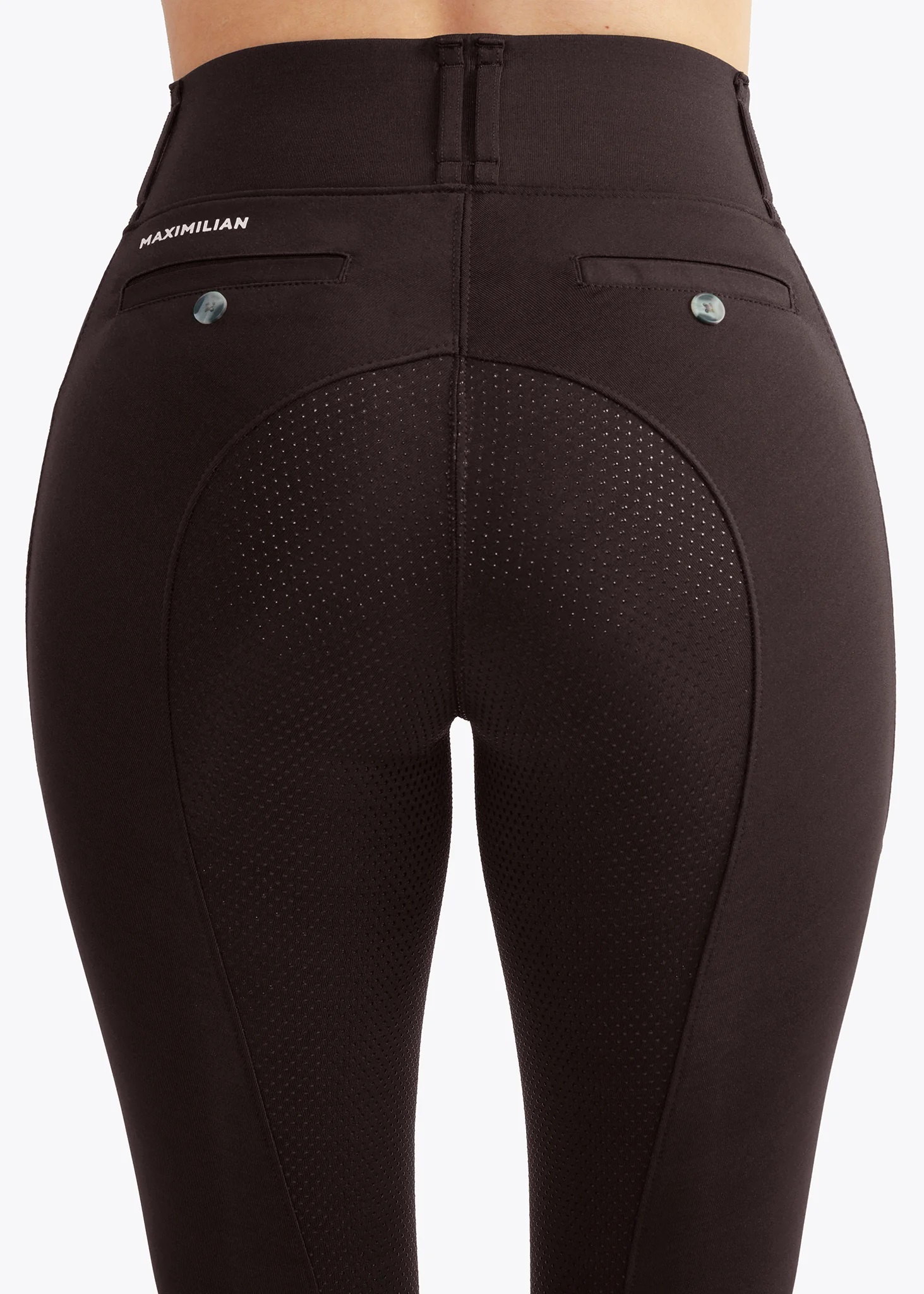 Леггинсы для верховой езды, темный шоколад (XS)