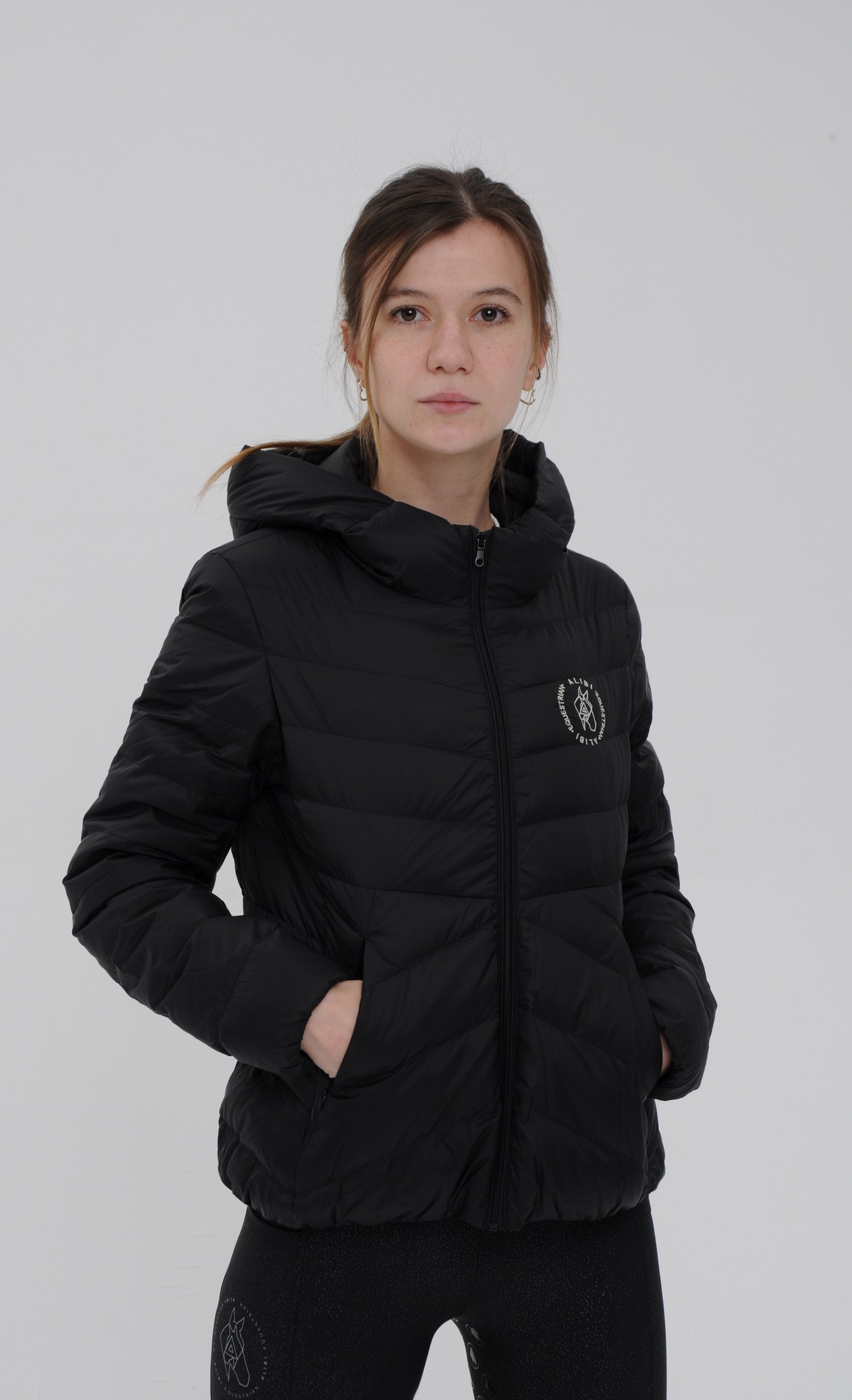 Куртка для конного спорта ALIBI женская, утеплённая