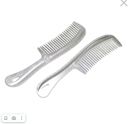 Расческа алюминиевая для гривы и хвоста