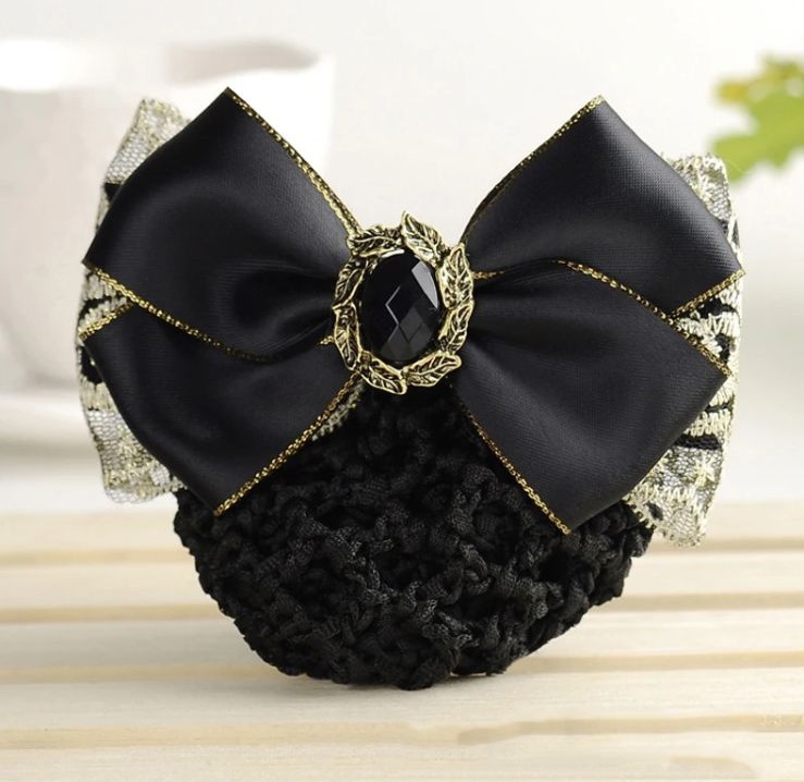 Заколка с сеточкой для волос