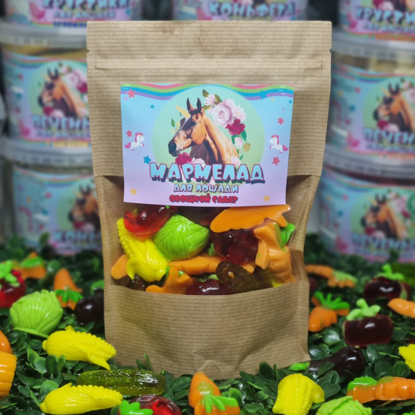 Мармелад для лошади, 250 гр.