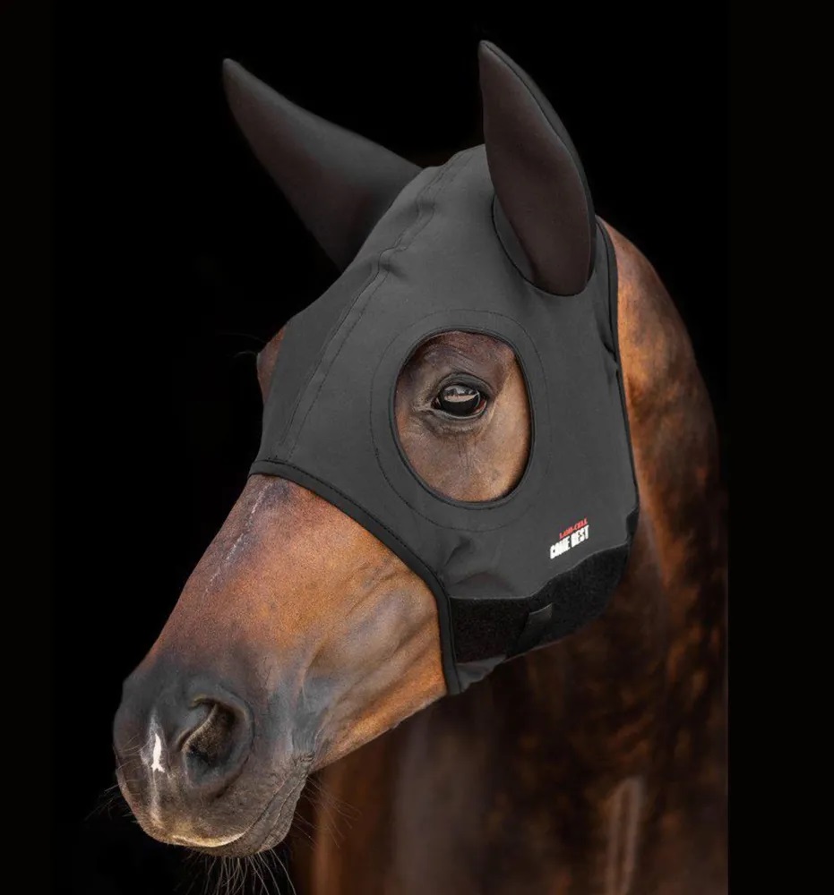 Маска успокаивающая Lami-Cell Titanium с керамическими частицами и звукоизоляционными ушами, размер Full, цвет черный