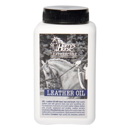 Масло для кожаных изделий с пчелиным воском и кисточкой, 500 мл