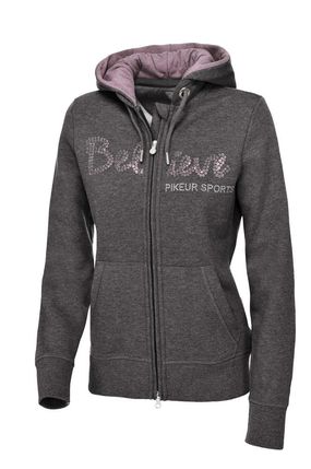 Толстовка JOLEEN, PIKEUR, серый/розовый, р. 36
