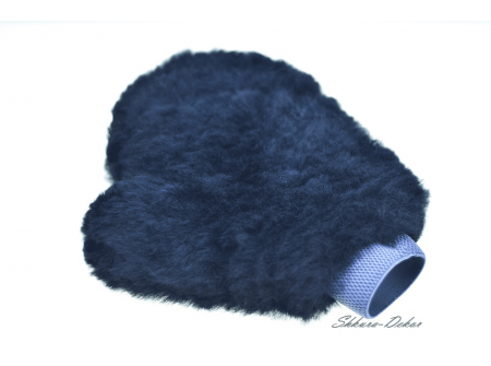 Чистящая рукавица из овчины