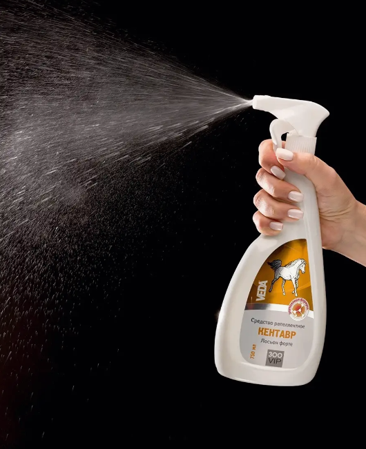 Спрей репеллент для лошадей Кентавр лосьон форте VEDA 750 мл.