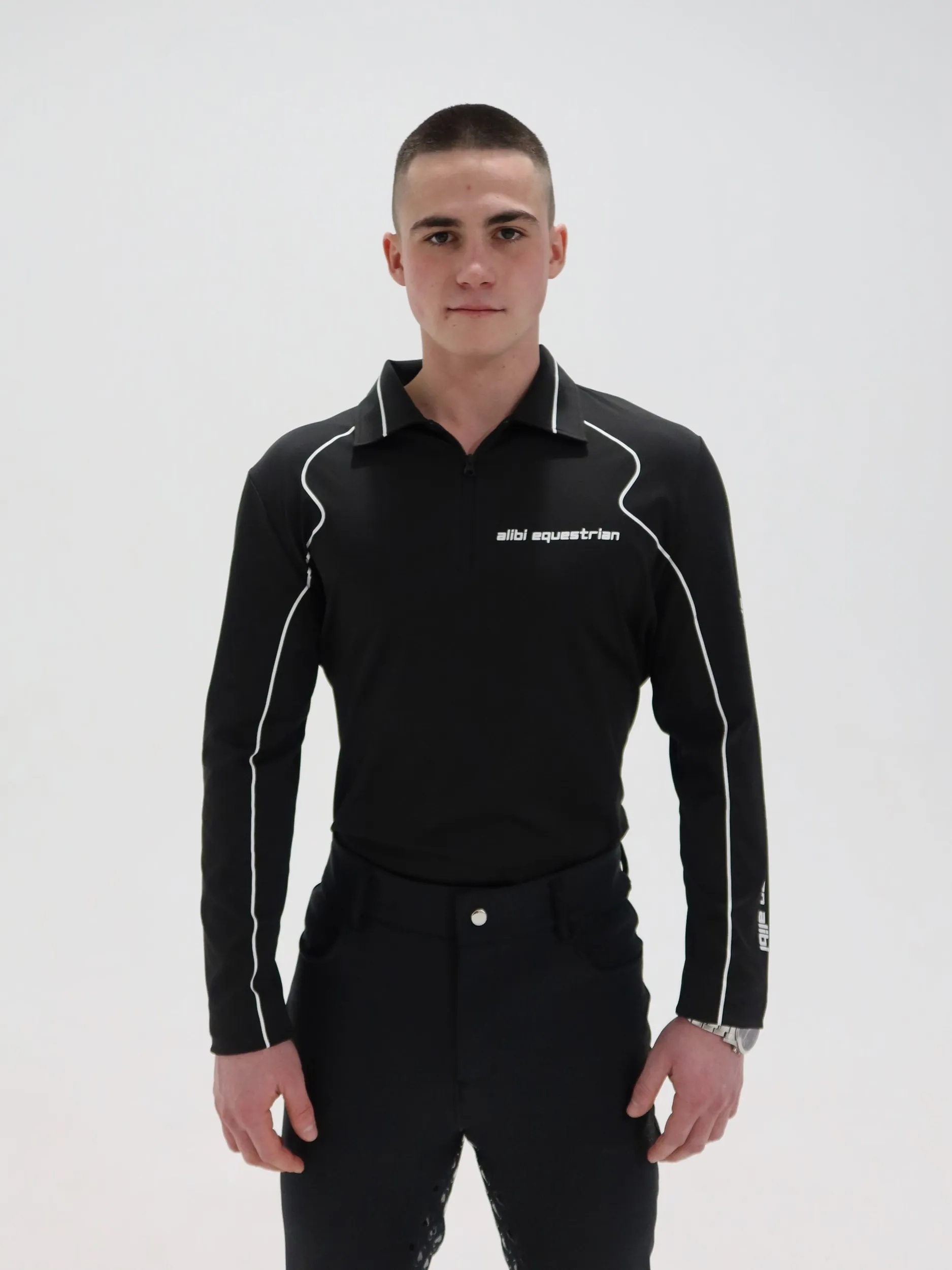 Лонгслив мужской для верховой езды equestrian Rufus ALIBI