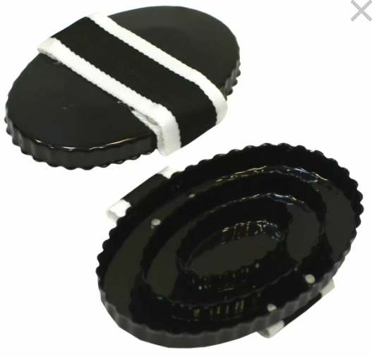 Скребница металлическая овальная