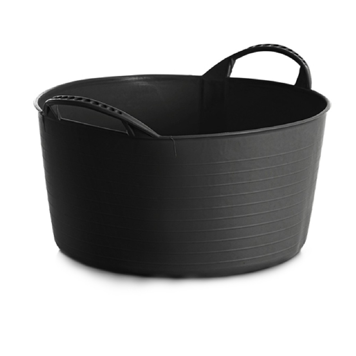 Тазик для лошади "Farmer" с двумя ручкам 24 л, резинопластик