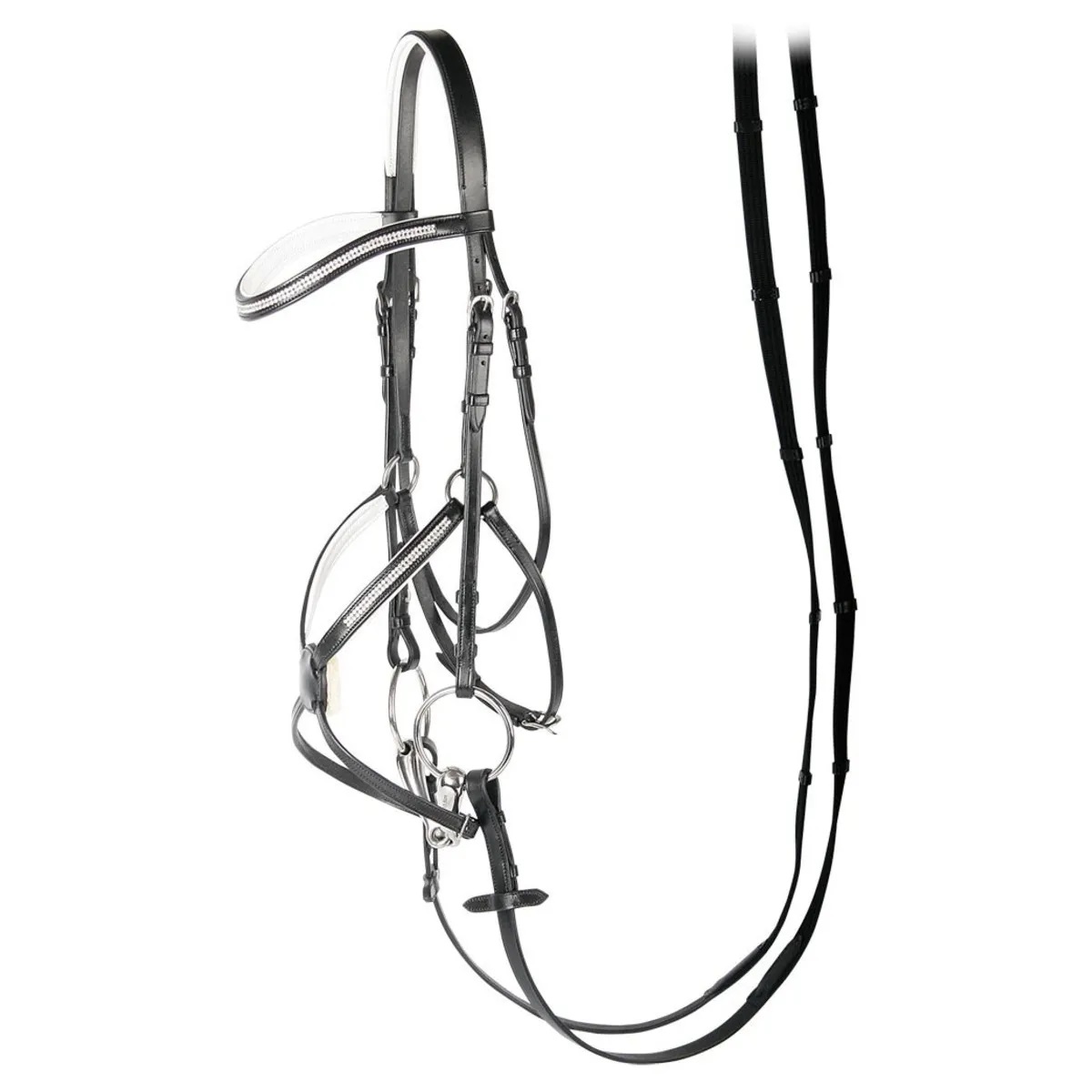 Уздечка с мексиканский капсюль+стразы