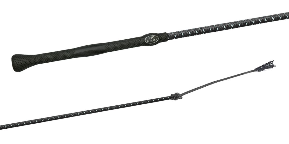 Хлыст выездковый Evo от FLECK, с эргономичной рукоятью