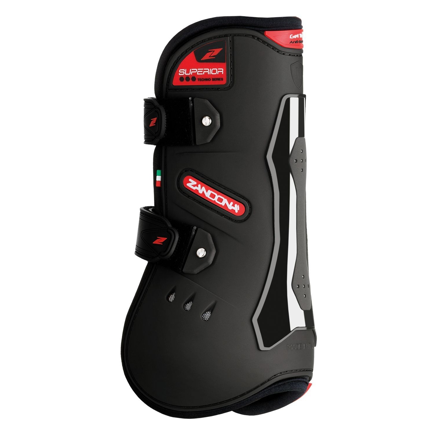 Ногавки ZANDONA "AIR STRAP" в комплекте 4 шт, 2 передние и 2 задние, цвет черный, размер Full