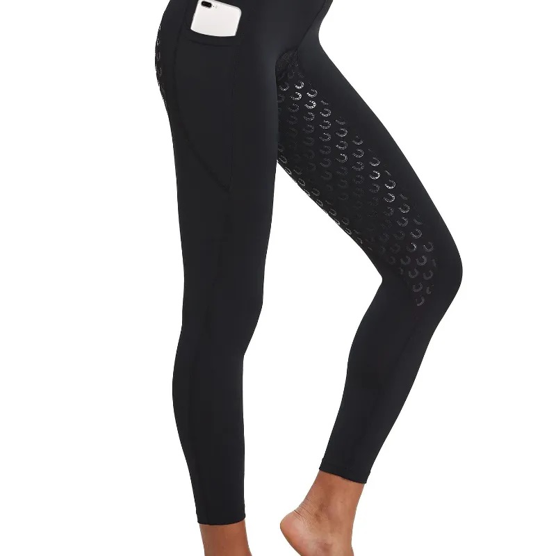 Бриджи-легинсы с полной силиконовой леей