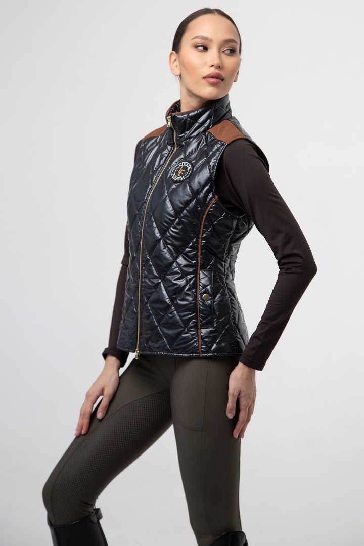 Жилетка для конного спорта, женская глянцевая