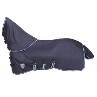 Попона сетка с капором и подбрюшными ремнями (155 см)