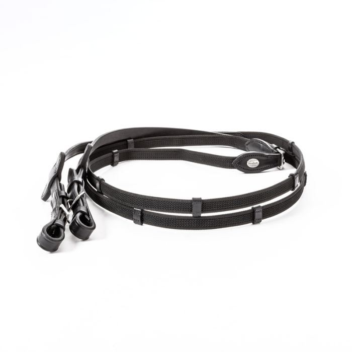 Повод прорезиненный (черный)