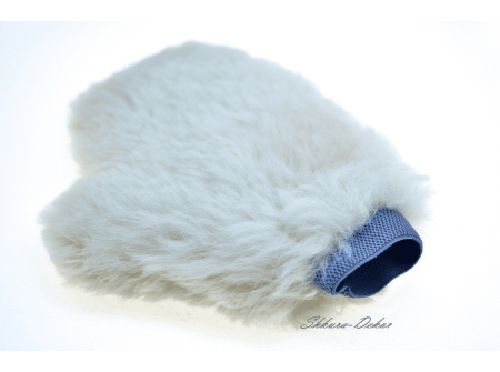 Чистящая рукавица из овчины