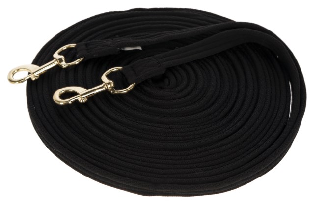 Вожжи нейлоновые 17 метров (черный)