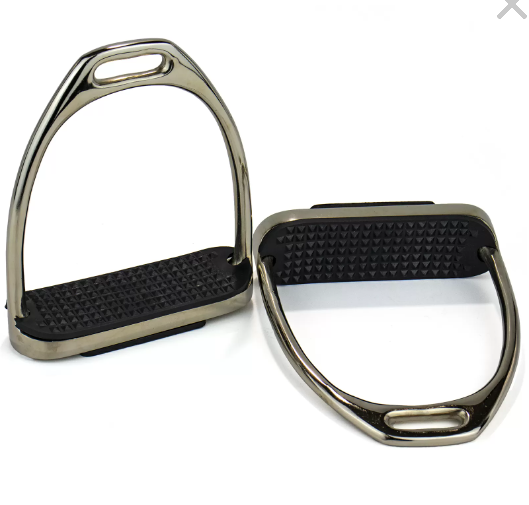 Стремена с резинками, нержавеющая сталь