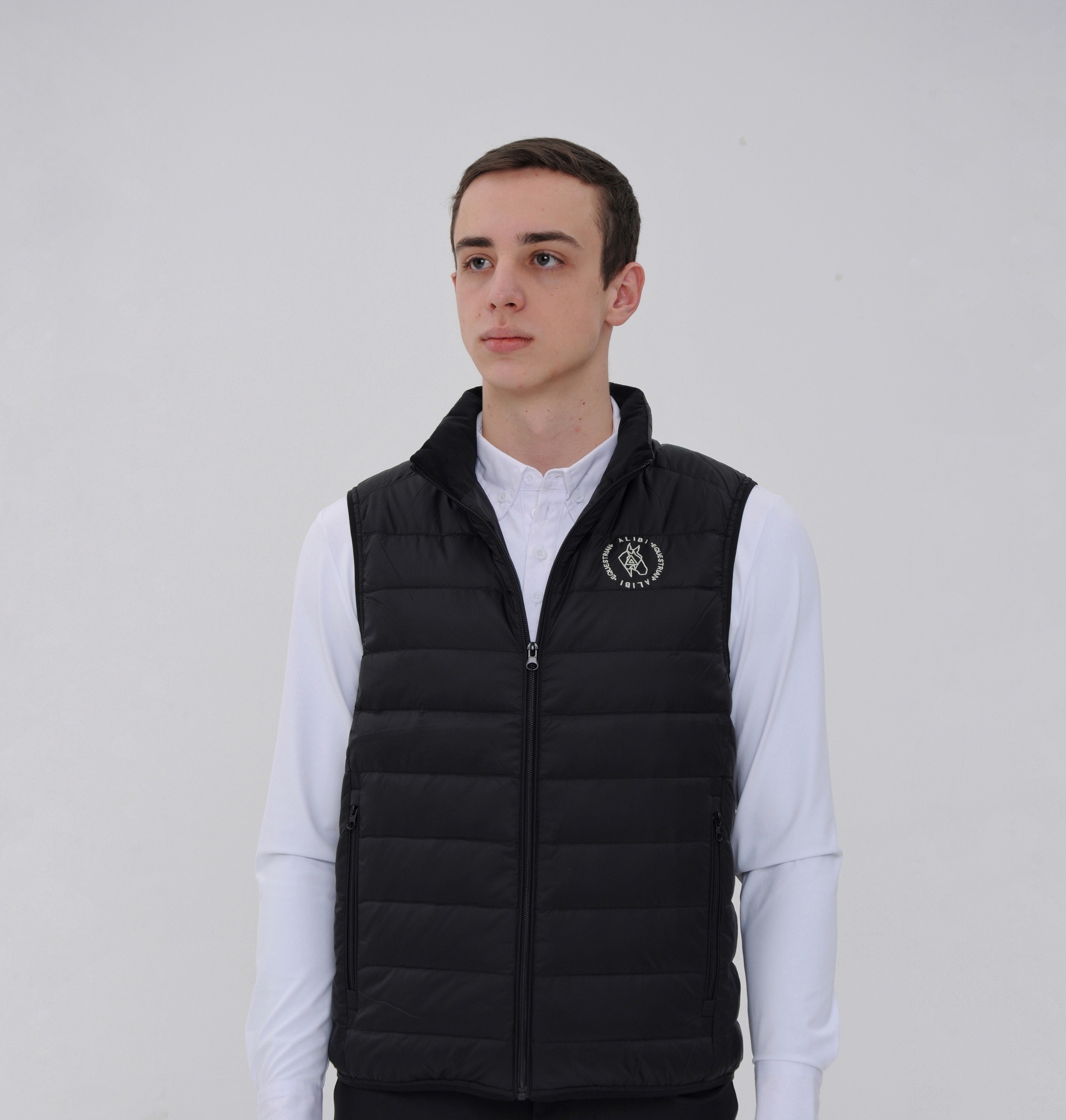 Жилетка для конного спорта ALIBI, мужская, утеплённая